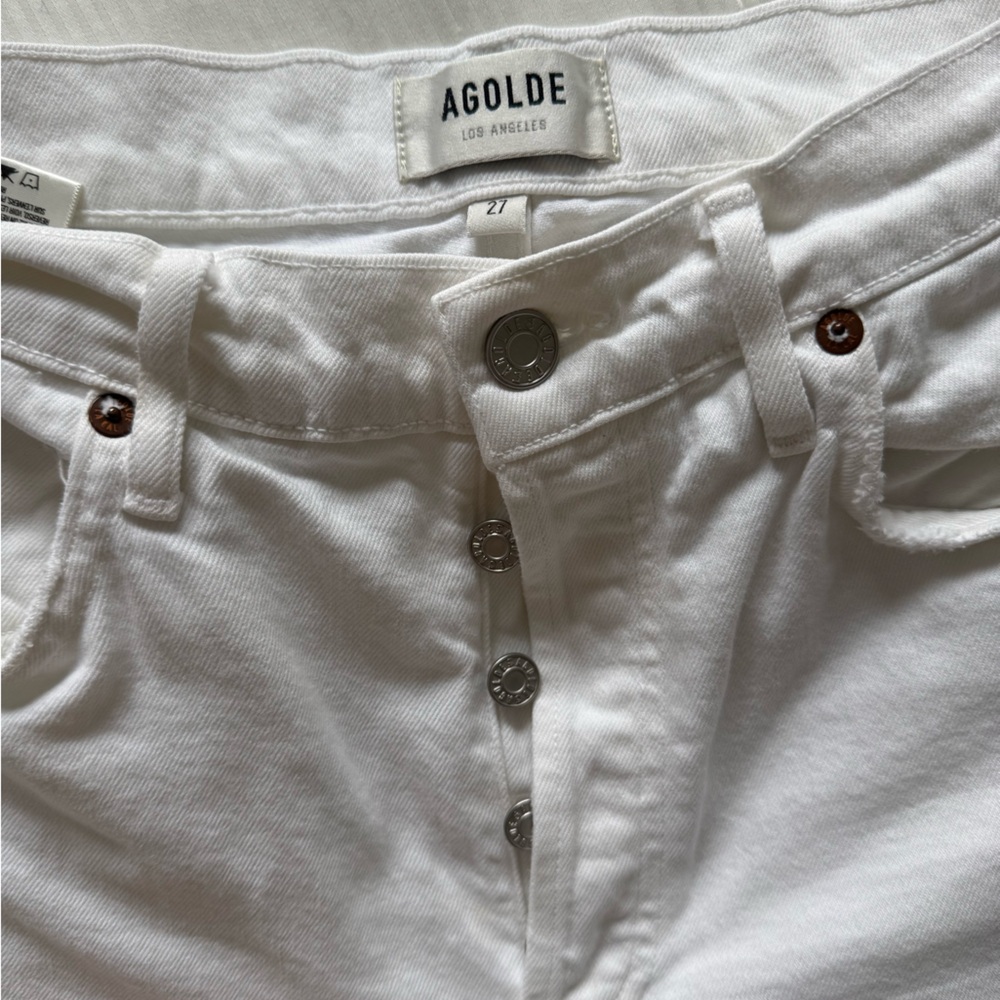 AGOLDE Riley women’s White Jeans size 27